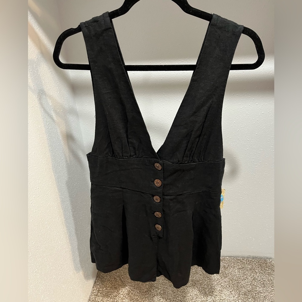 Forever 21 Black Romper Size Medium